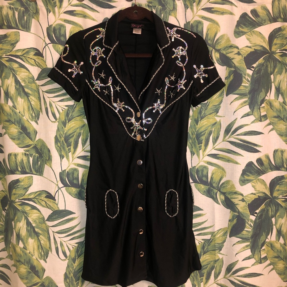 Cowgirl style sequin dress